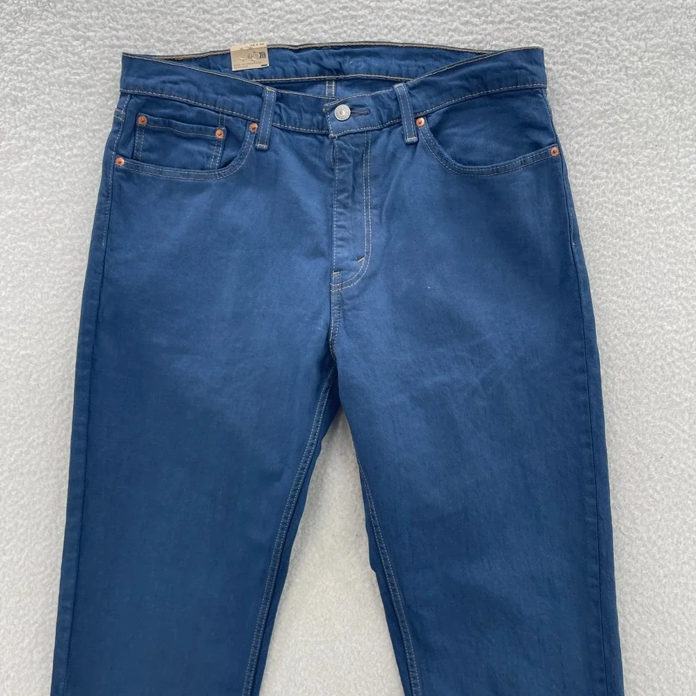 Levis 559 Jeans Mens 36x34 Blue Relaxed Straight Denim Stretch Casual Grunge Y2K